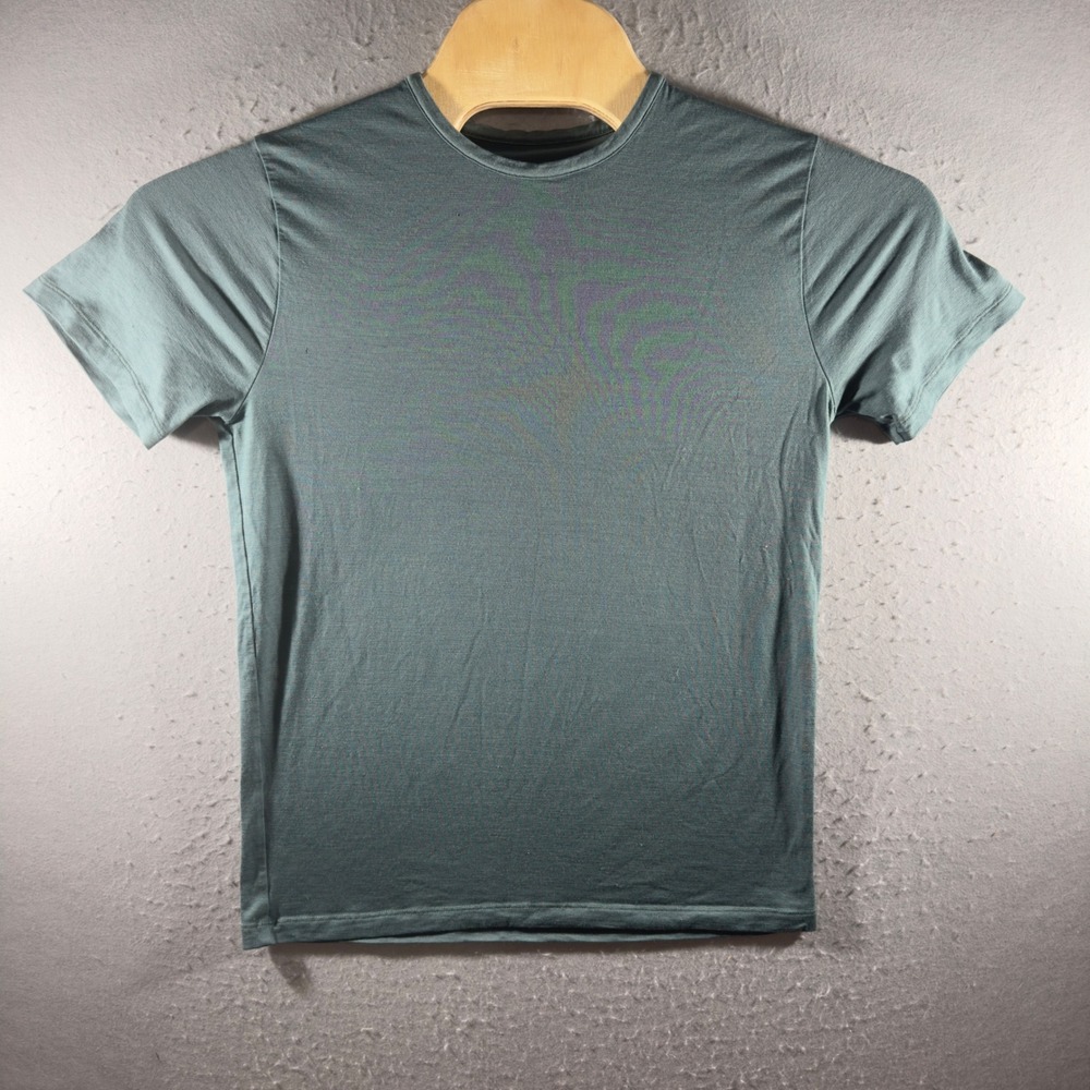 3158 | Taylor Stitch Merino Base Layer T-Shirt Sage Green Mens 38 Small